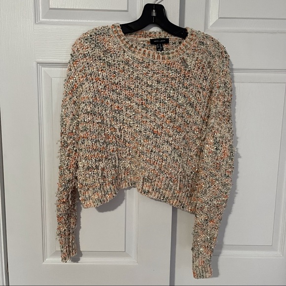 CROPPED GNARLED SWEATER BY NEW LOOK PASTEL TONES - Picture 2 of 9